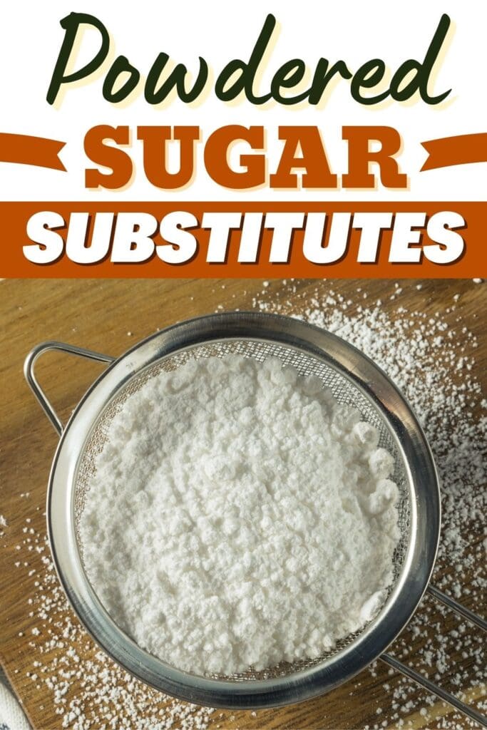 Powdered Sugar Substitutes