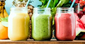 Refreshing Homemade Detox Juice or Smoothies