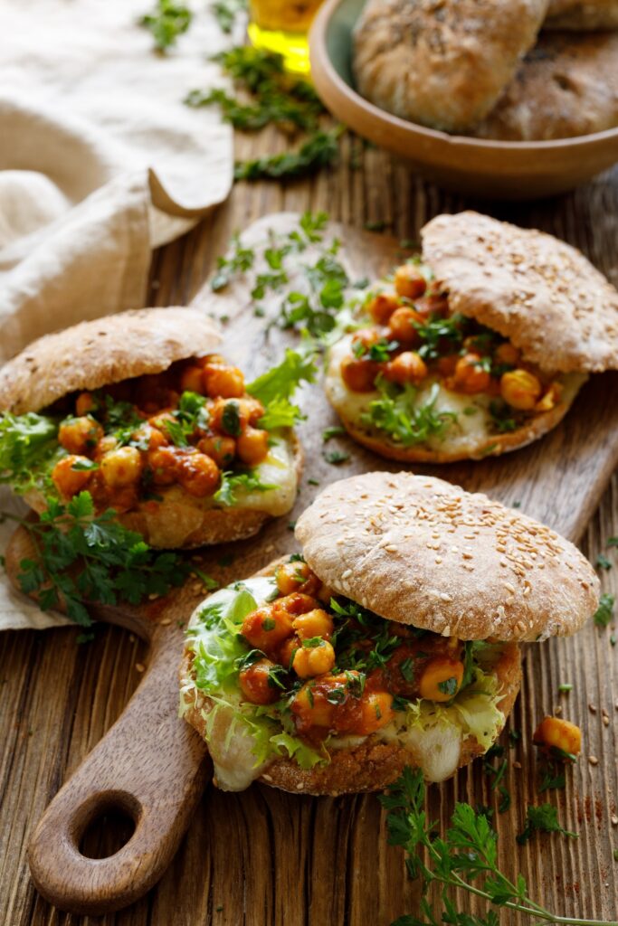 Chickpea Burger with Herbs