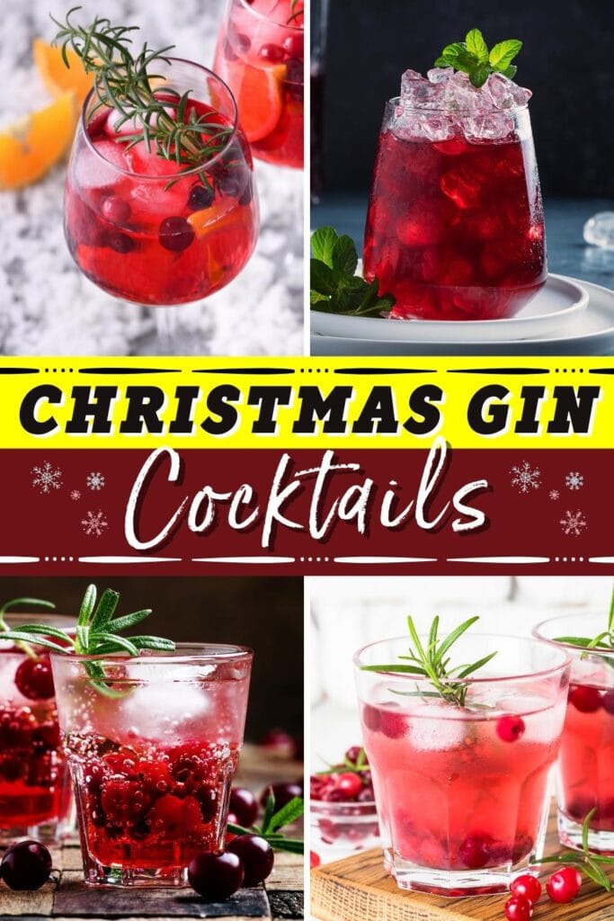 Christmas Gin Cocktails