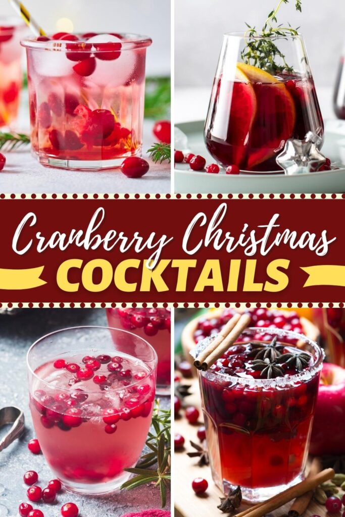 Cranberry Christmas Cocktails