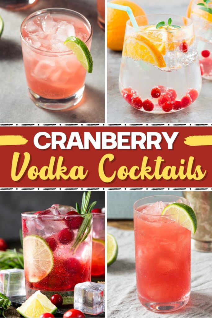 Cranberry Vodka Cocktails