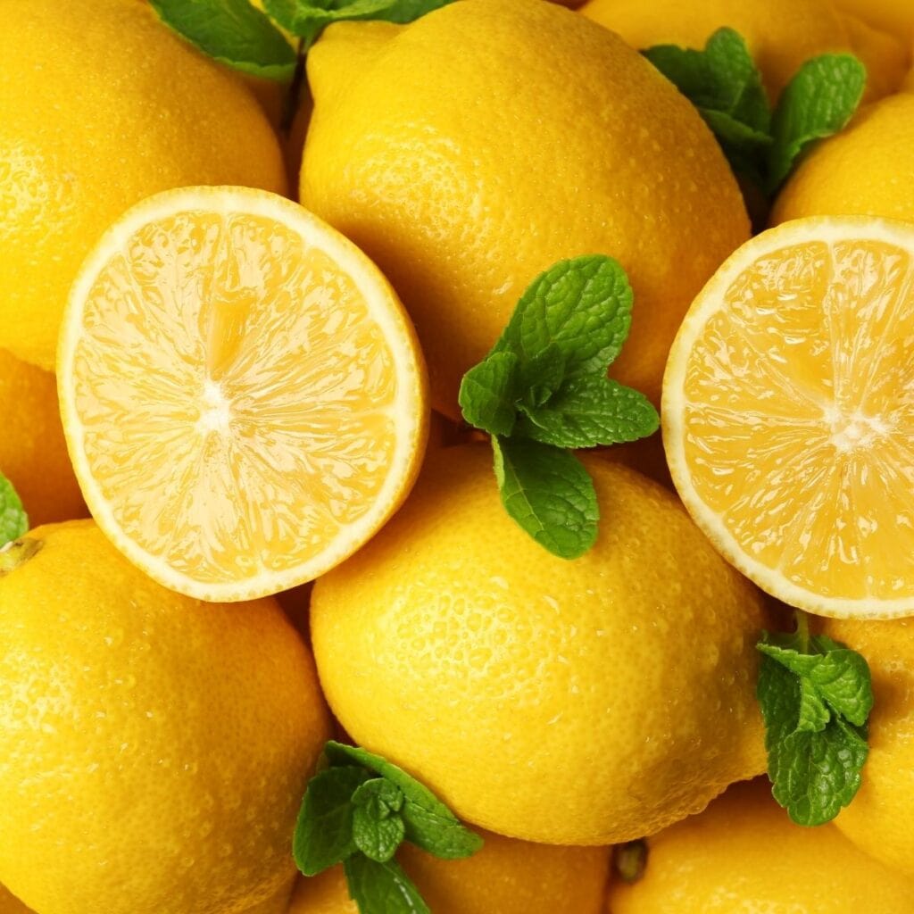 Fresh Organic Yellow Lemons