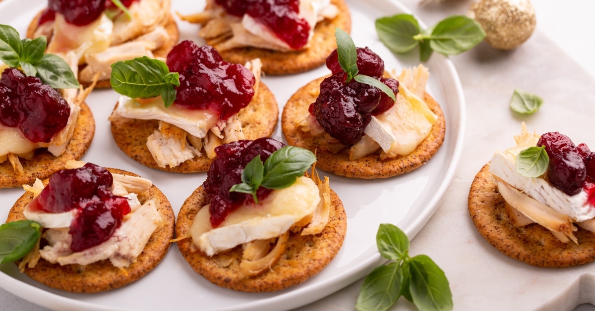 Homemade Cranberry Cream Cheese Bites