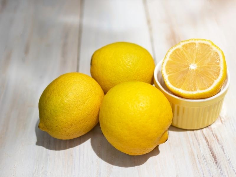 Lisbon Lemons on a Wooden Table