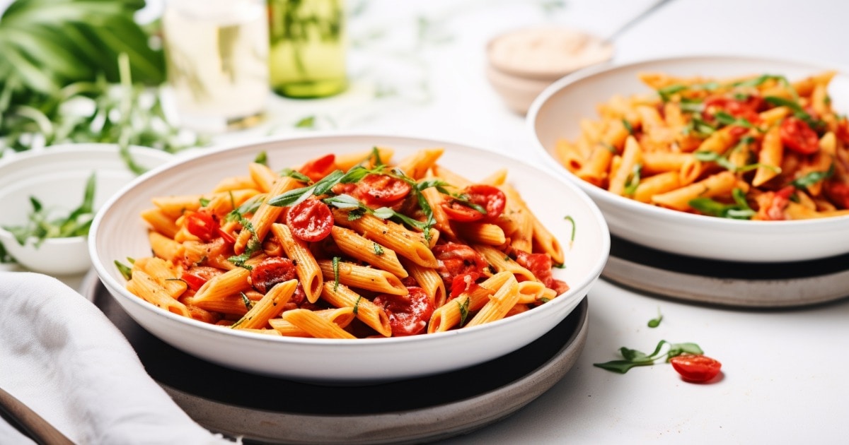 Vegan Tomato Basil Pasta