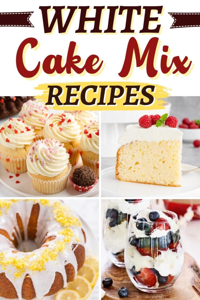 White Cake Mix Recipes