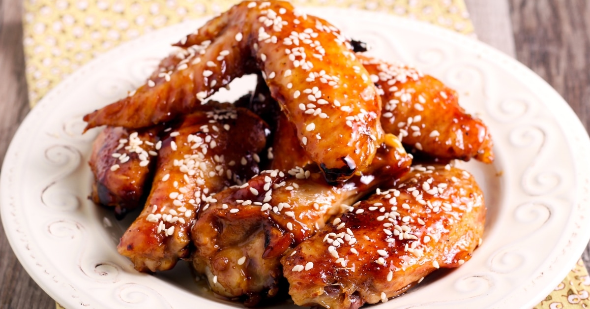 Honey Sriracha Chicken Wings