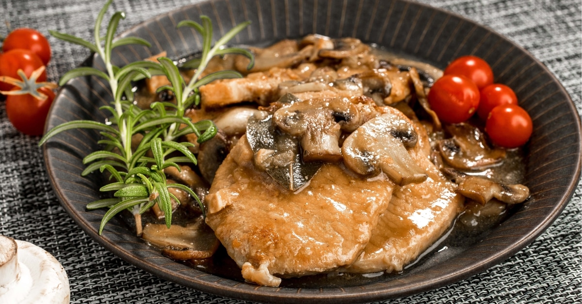 Savory Homemade Pork Chop with Mushroom Gravy