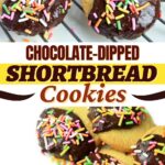 Chocolate-Dipped Shortbread Cookies