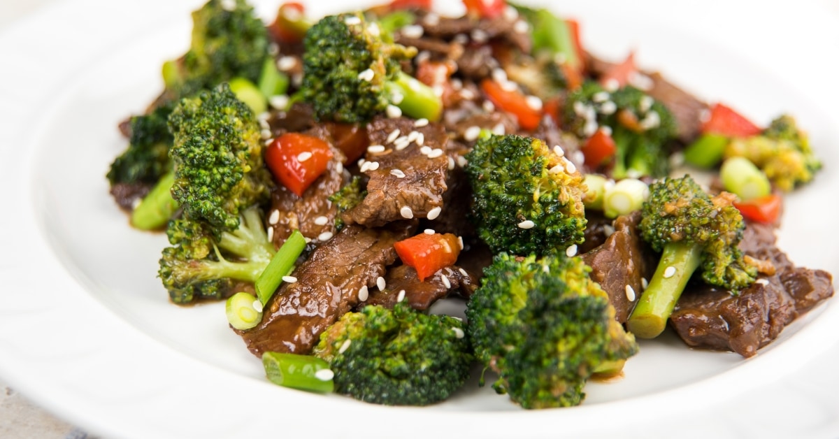 Homemade Broccoli and Rice with Oyster Sauce and Sesame Seeds