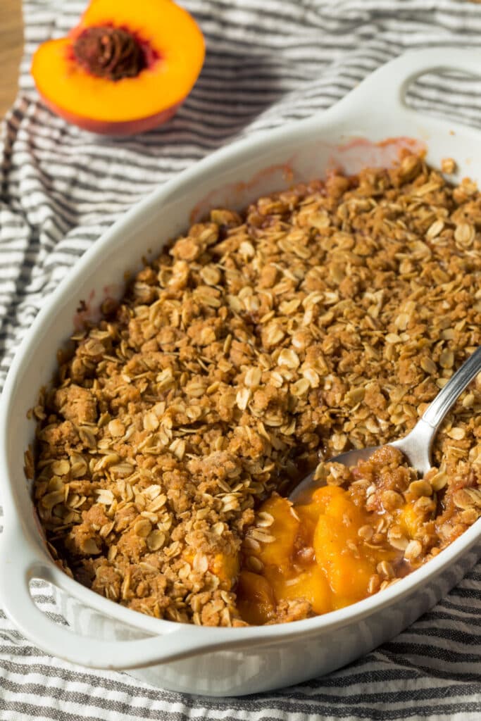 Peach Crisp Dessert