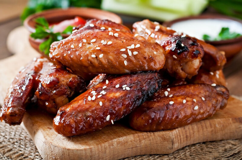 Baked Teriyaki Chicken Wings (Easy Recipe)