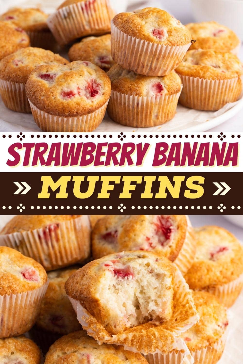 Strawberry Banana Muffins