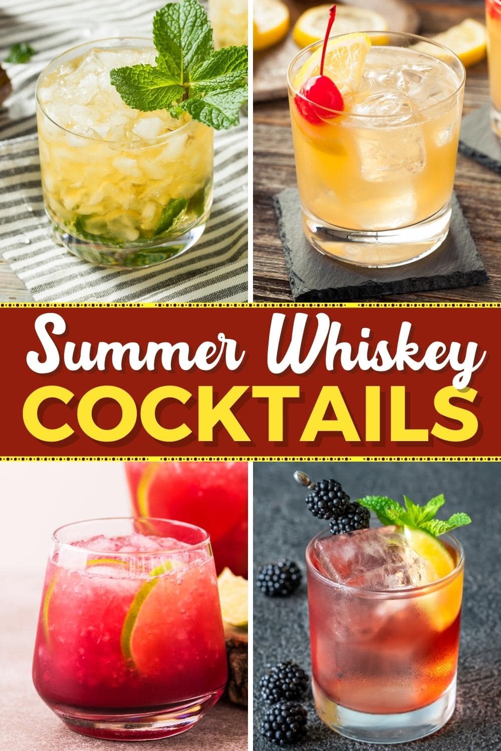 Summer Whiskey Cocktails