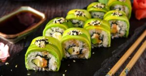 Vegan Avocado Sushi Rolls