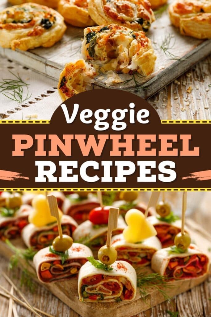 Veggie Pinwheel Recipes