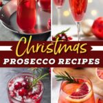 Christmas Prosecco Cocktails