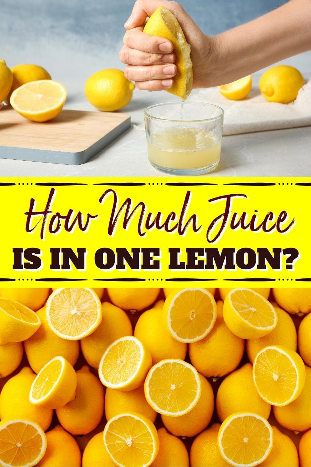 How Much Juice Is in One Lemon?