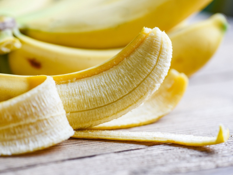 Peeled Ripe Banana