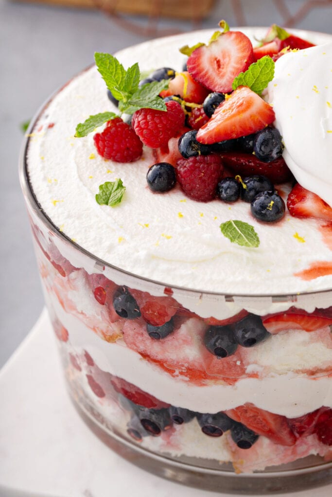 Sweet 4th of July Trifle 