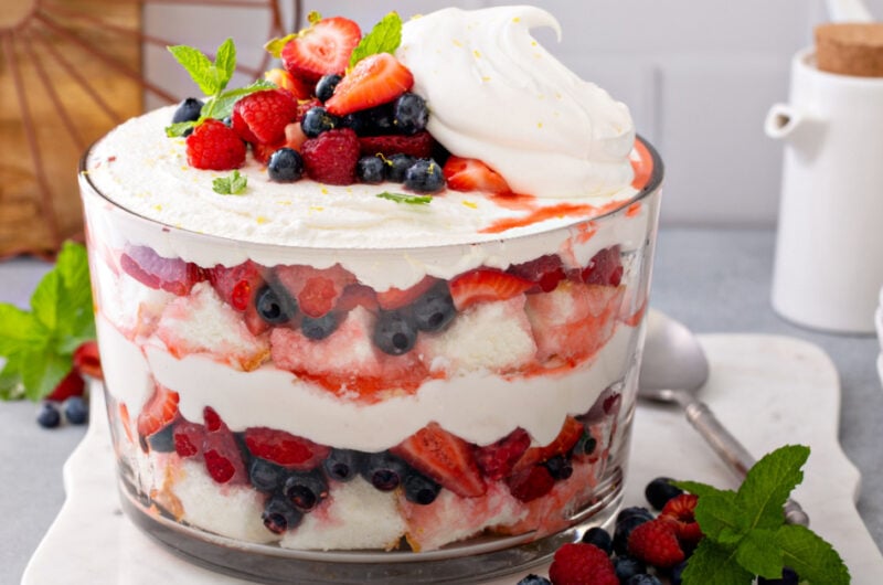 4th of July Trifle (Easy Patriotic Recipe)