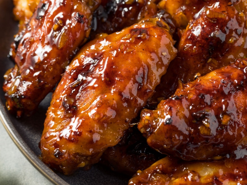 Ancho Honey Glaze Chicken Wings
