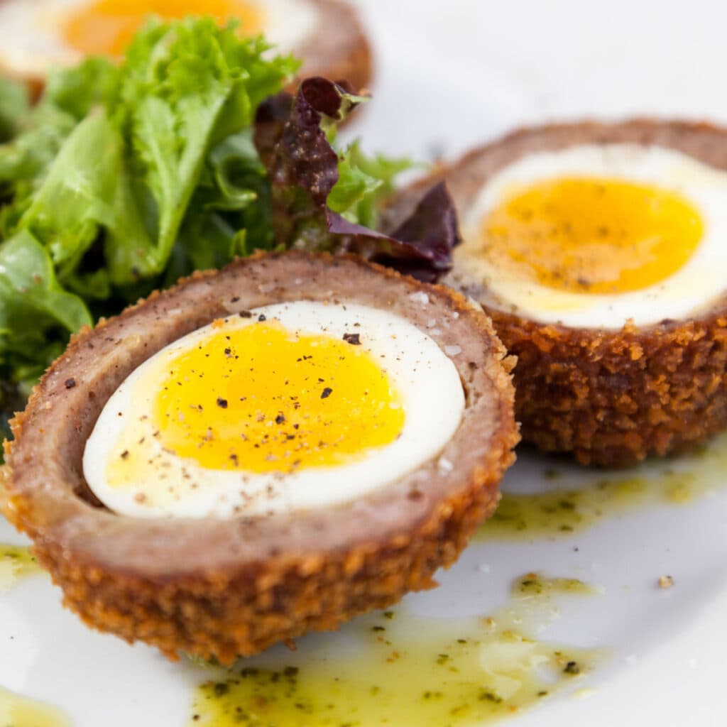 Soft Boiled Scotch Eggs