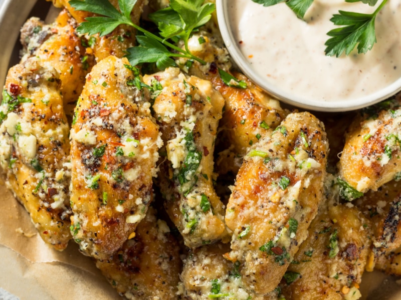 garlic parmesan wings