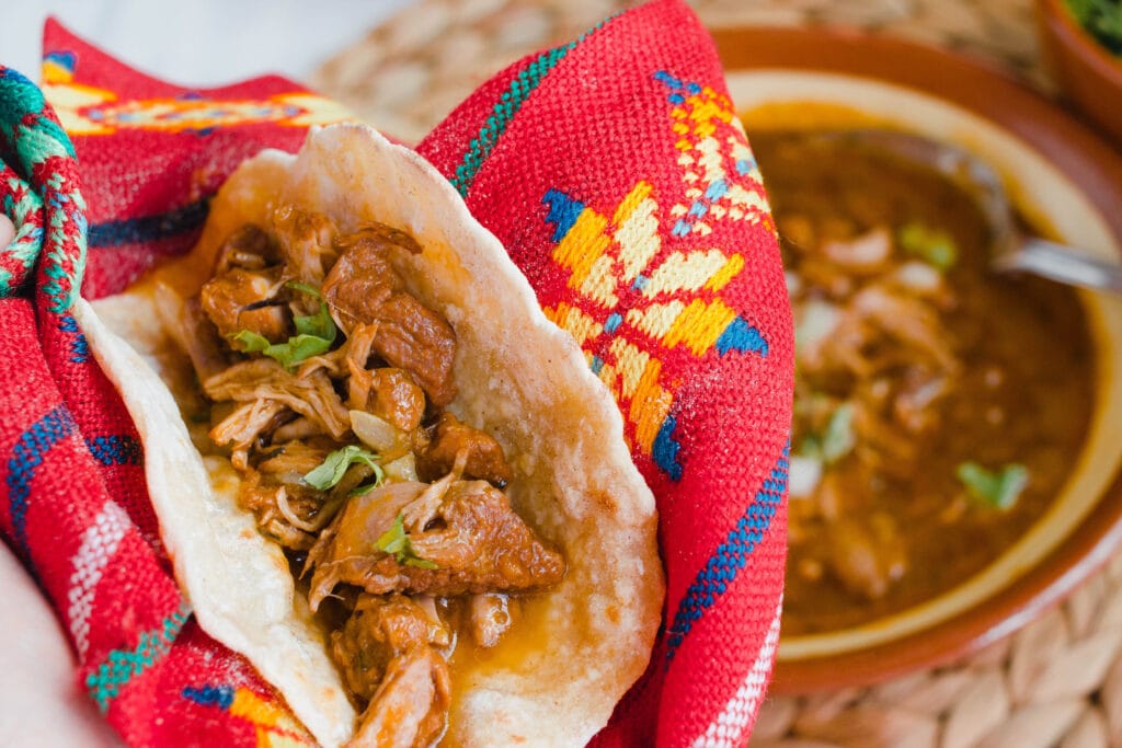 Taco Stuffed with Birria