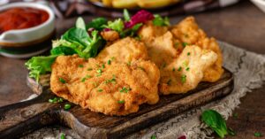 Crispy Chicken Schnitzel with Herbs