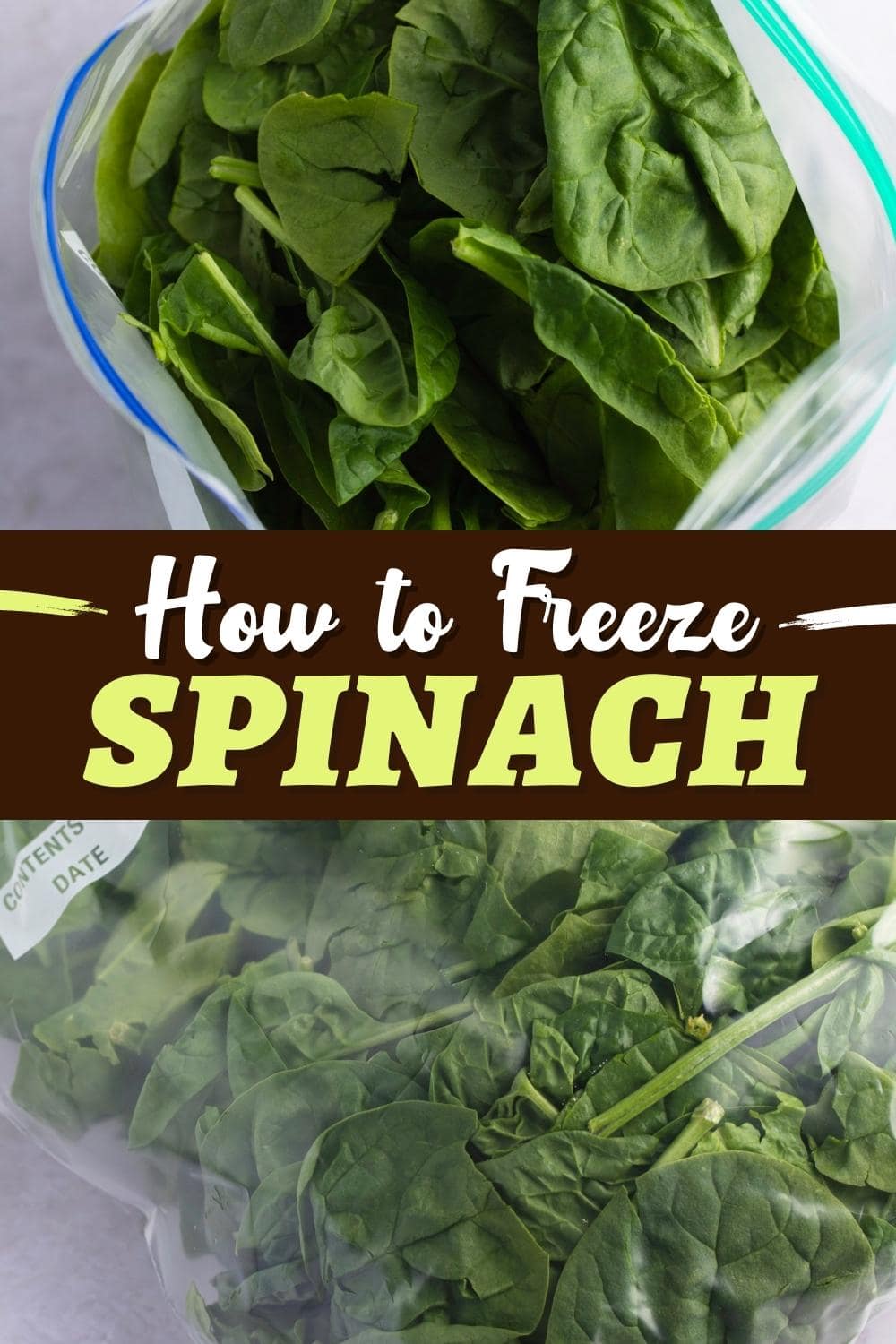 How To Freeze Spinach