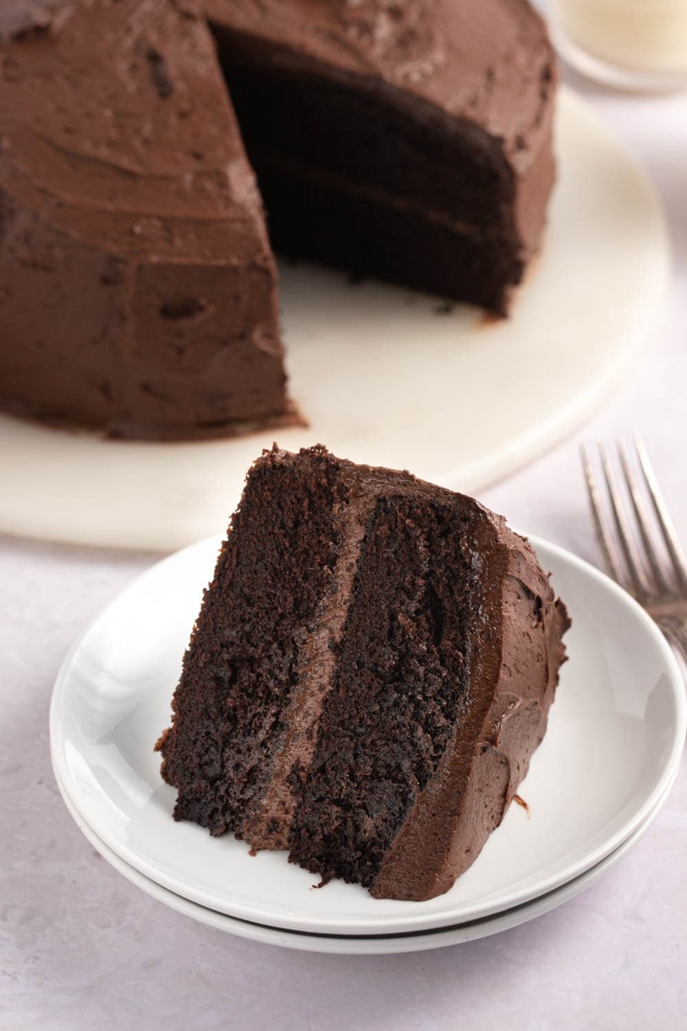 Moist and Fudgy Chocolate Cake