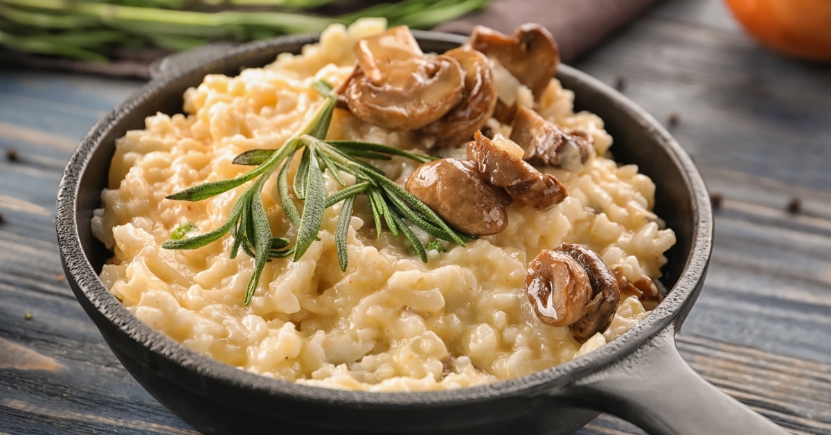 Savory Homemade Mushroom Risotto