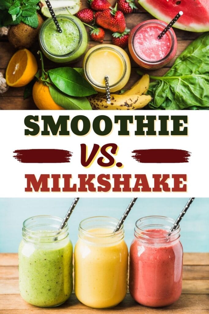 Smoothie vs. Milkshake