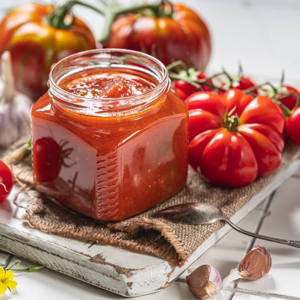 Spicy Tomato Sauce with Green Chile