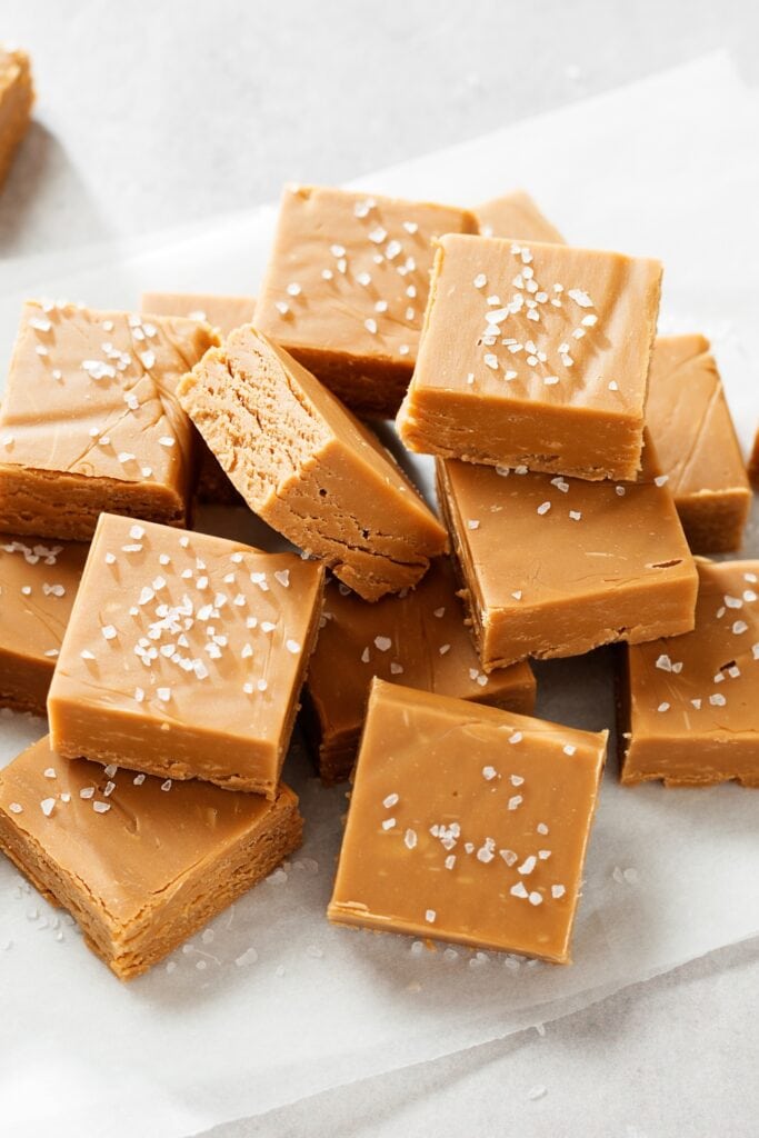 Sweet Homemade Buttery Caramel Fudge