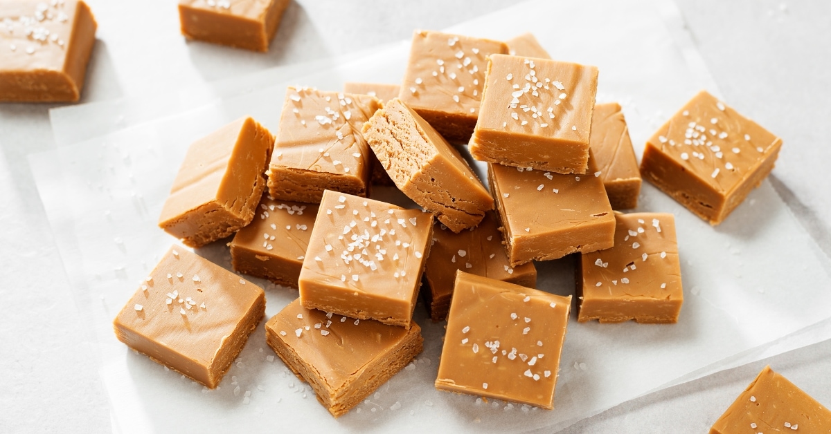 Sweet Homemade Buttery Caramel Fudge