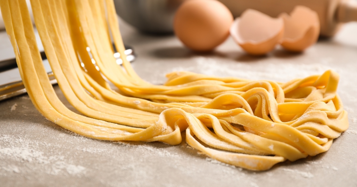 Egg Noodles with Flour