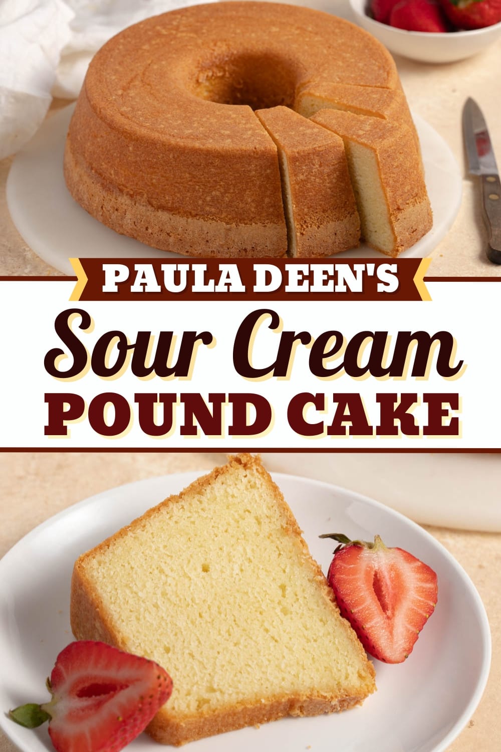 Paula Deen's Sour Cream Pound Cake