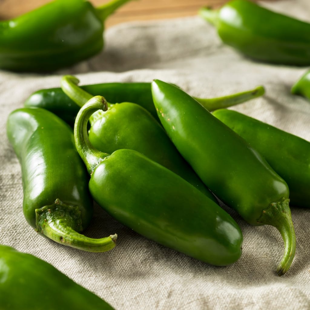 Raw Organic Green Jalapenos