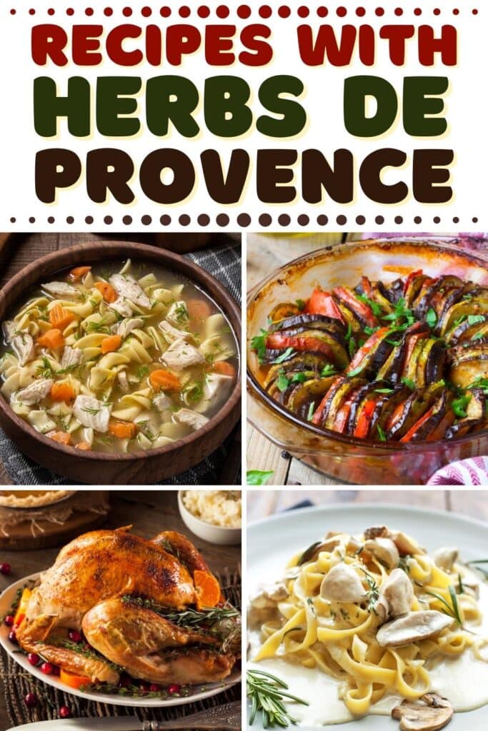 Recipes with Herbs de Provence