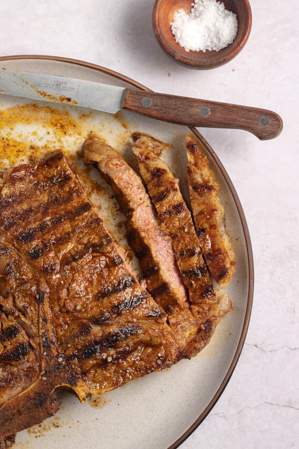 Succulent and Juicy T-Bone Steak