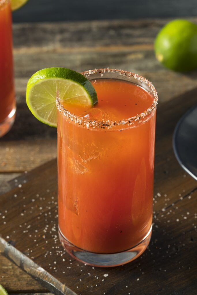 Boozy Refreshing Michelada with Lime