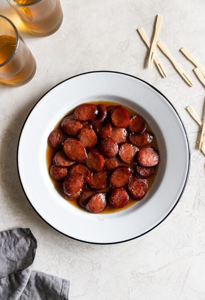 Brown Sugar Glazed Kielbasa 