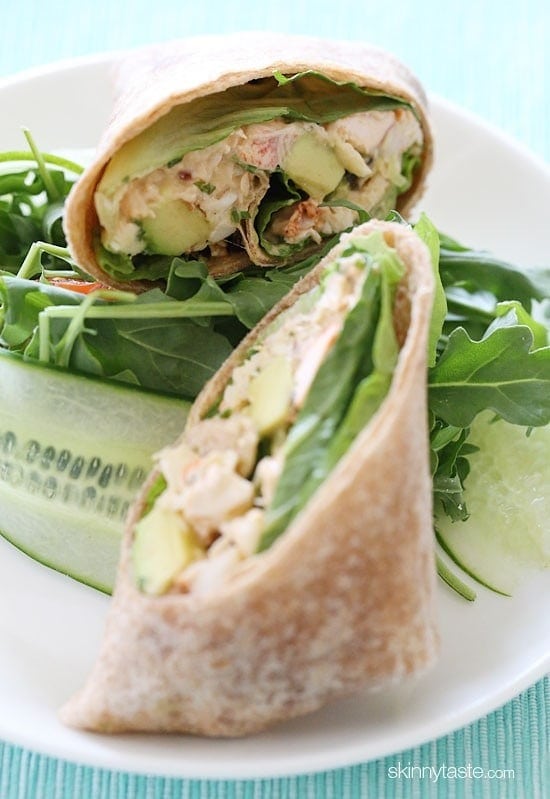 Chipotle Lobster Avocado Wrap