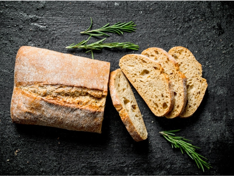 Sliced Ciabatta Bread