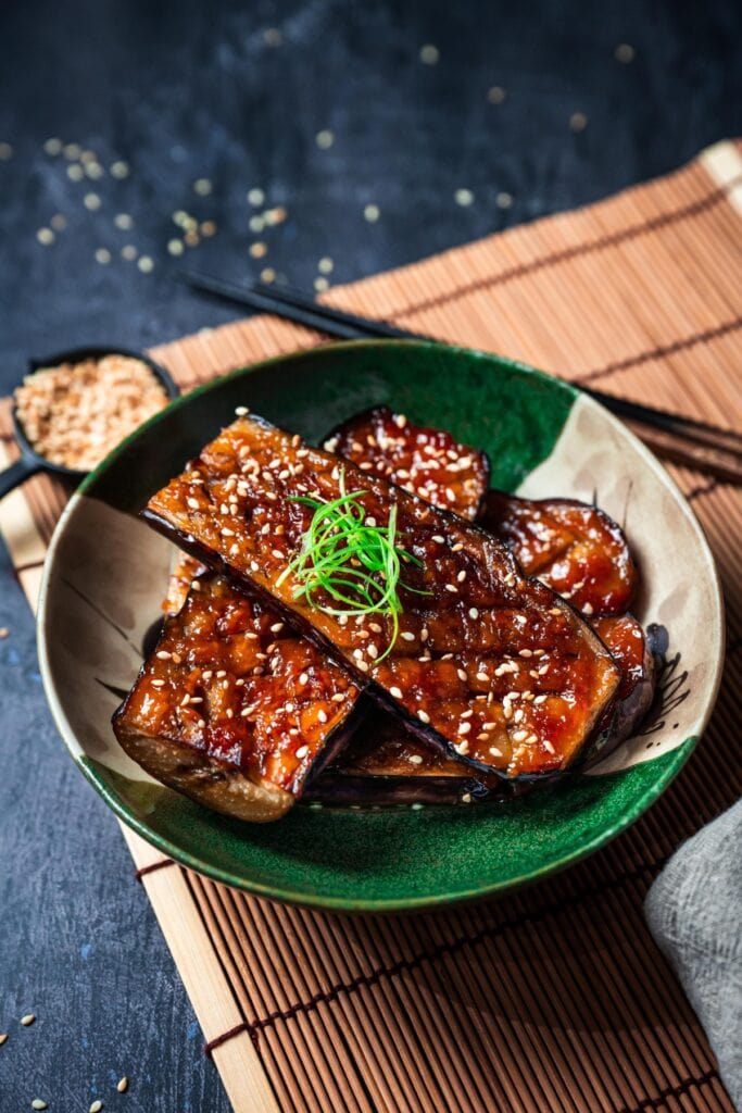 Miso Glazed Japanese Eggplant