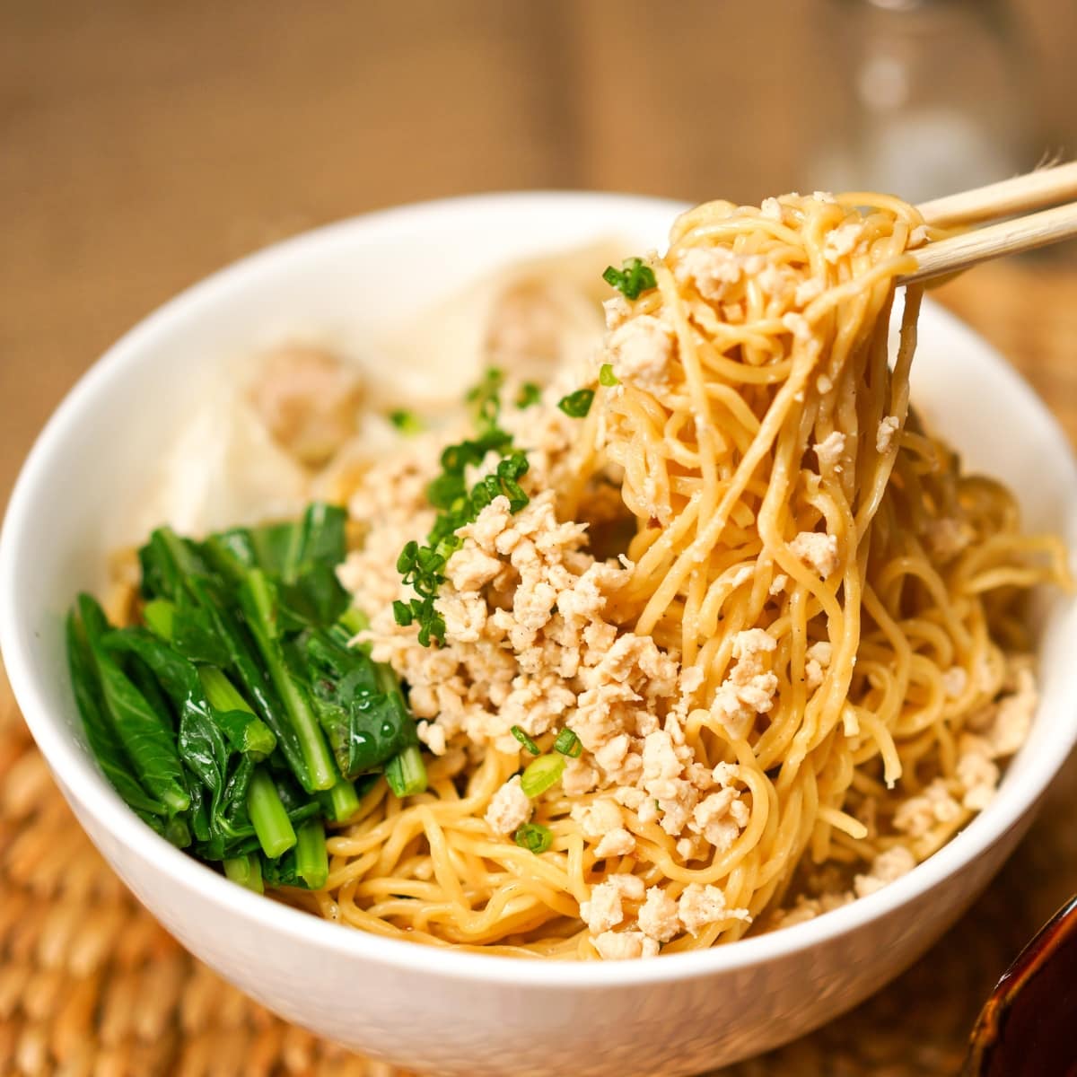 Noodles With Granulated Garlic