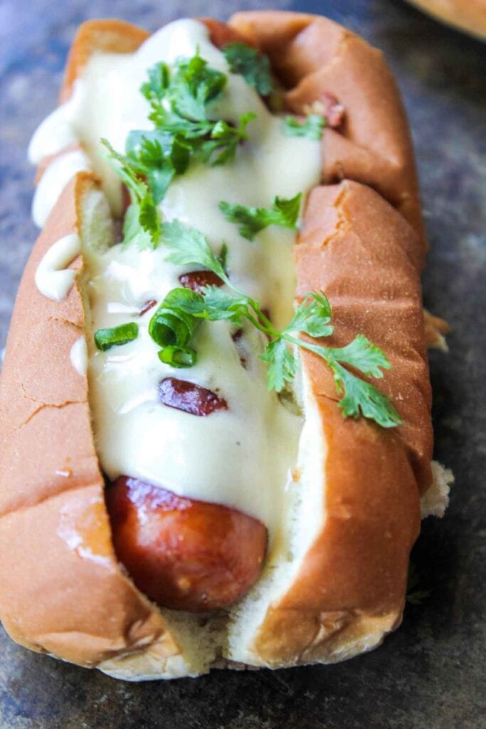 Queso Kielbasa Dogs 